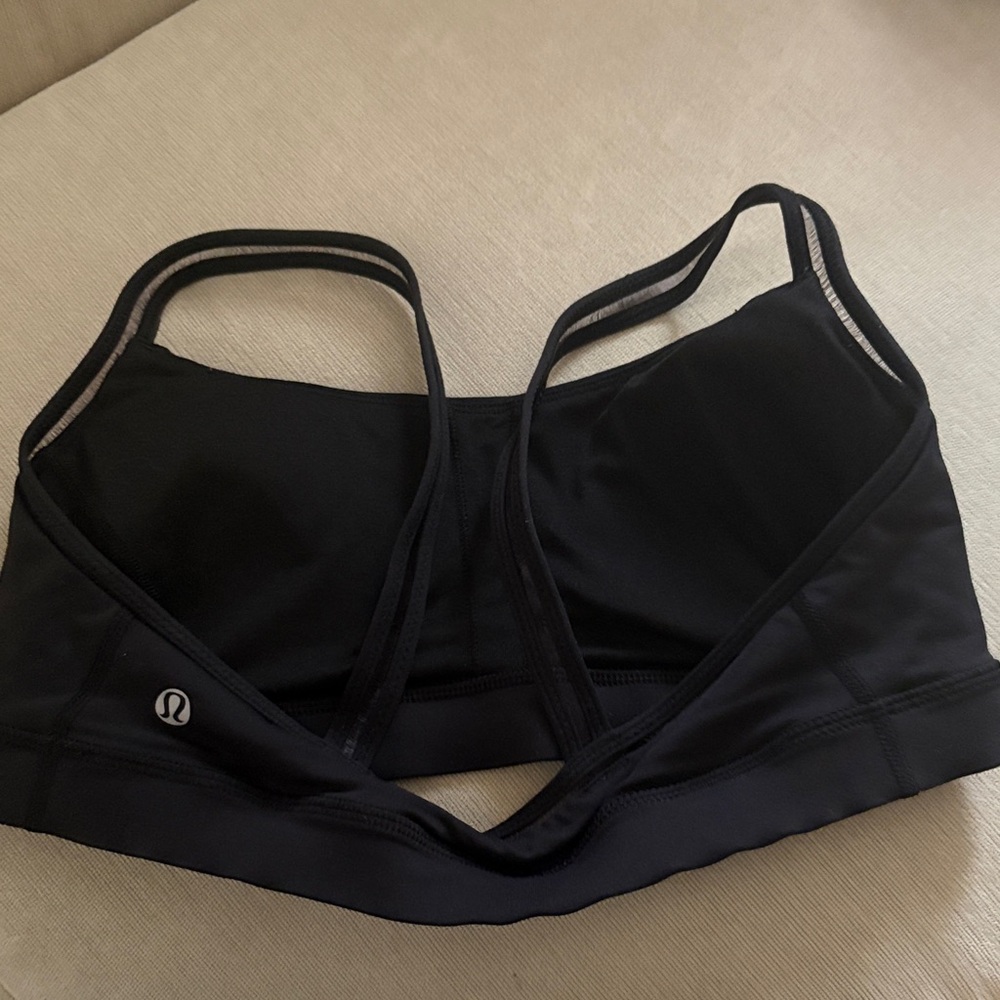 lululemon athletica Black Double-Strap Sports Bra - Picture 3 of 3